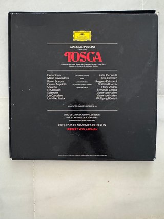 Vinilo Giacomo Puccini Tosca DG