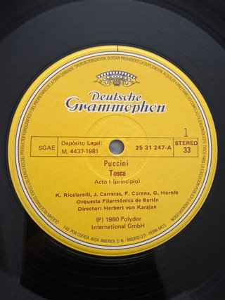 Vinilo Giacomo Puccini Tosca DG