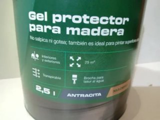 Gel Lasur  Madera Antracita 2,5L PARKSIDE
