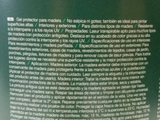 Gel Lasur  Madera Antracita 2,5L PARKSIDE