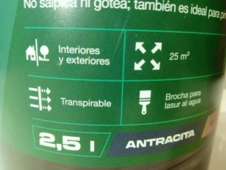 Gel Lasur  Madera Antracita 2,5L PARKSIDE
