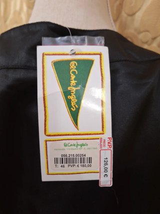 Vestido de fiesta El Corte Inglés pedrería joya