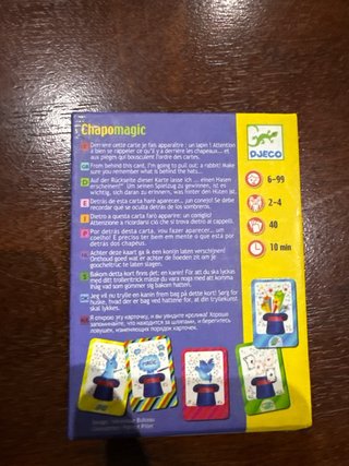 Juego de cartas Chapomagic