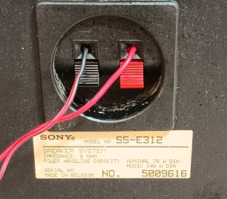 Altavoces Sony SS-E312