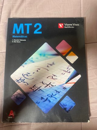 libro matemáticas 2° bachillerato