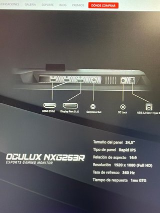 Monitor 360hz MSI Oculux NXG253R