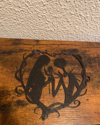 Impresión relieve Nightmare Before Christmas 19x19