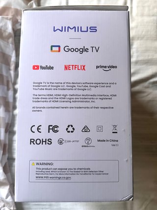 Proyector WIMIUS G2 con Google TV