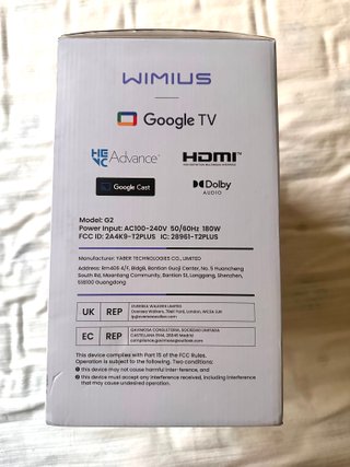 Proyector WIMIUS G2 con Google TV