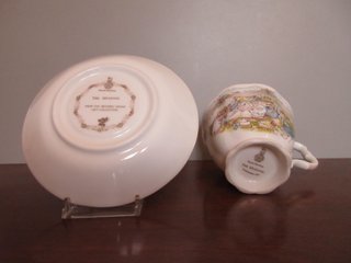 Tazza e piattino Royal Doulton Brambly Hedge