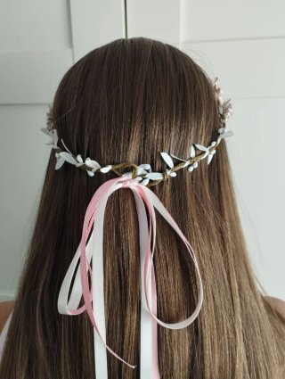 Corona de flores para niña