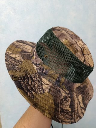 Sombrero camuflaje transpirable verde