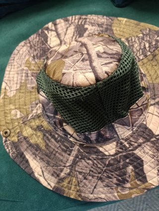 Sombrero camuflaje transpirable verde