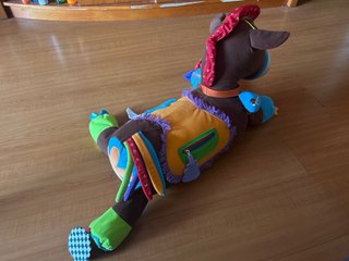 Peluche caballo actividades bebé