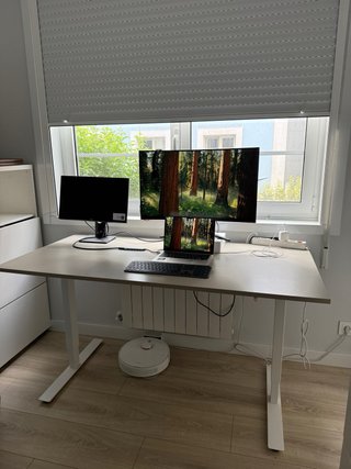 Escritorio TROTTEN elevable 160x80 cm