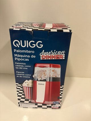 Máquina de Palomitas QUIGG Roja