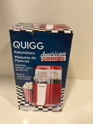 Máquina de Palomitas QUIGG Roja