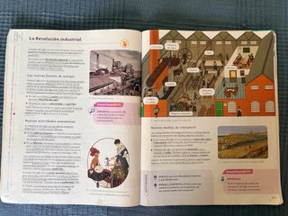 Libro sociales 6 primaria. ISBN 9788414407929
