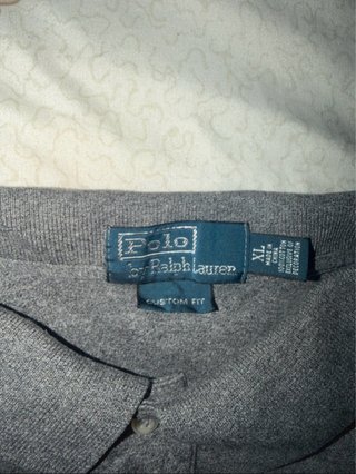 Polo Ralph Lauren Gris Oscuro XL Custom Fit