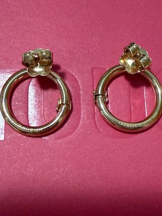 Pendientes Tous Aro plata vermeil rosa