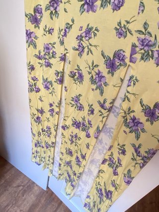 Vestido H&M floral amarillo T.XS