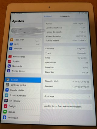 iPad Air 1ª Gen Blanco