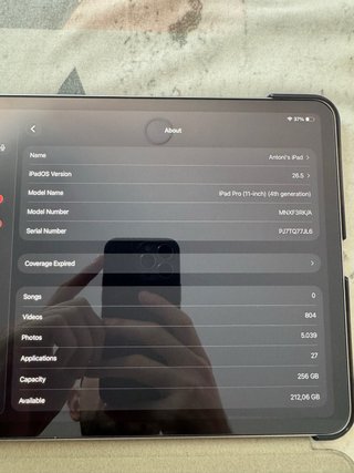 iPad Pro 11 M2 256GB + Funda + Apple Pencil 2