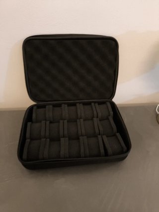 Custodia porta orologi nera