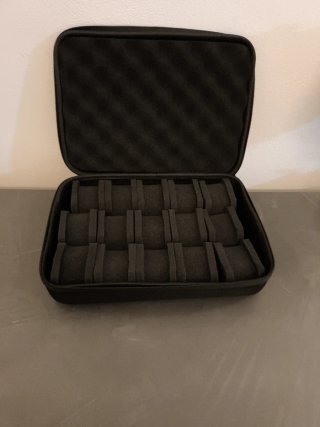 Custodia porta orologi nera
