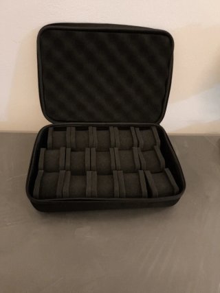 Custodia porta orologi nera