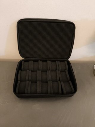 Custodia porta orologi nera