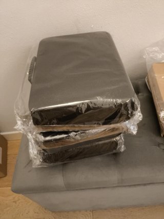 Custodia porta orologi nera
