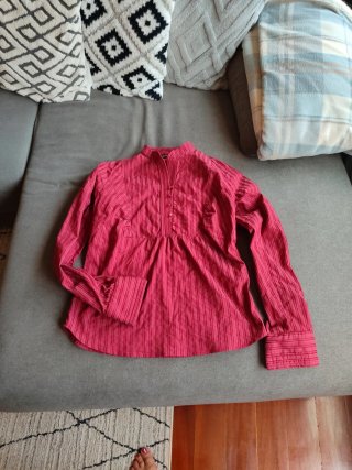 Blusa Massimo Dutti Roja Talla M