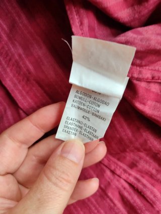Blusa Massimo Dutti Roja Talla M