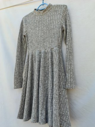 Vestido Vintage de Invierno Talla S