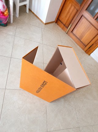 Bolsa y caja Louis Vuitton naranja