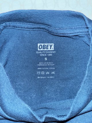 T-shirt Obey blu