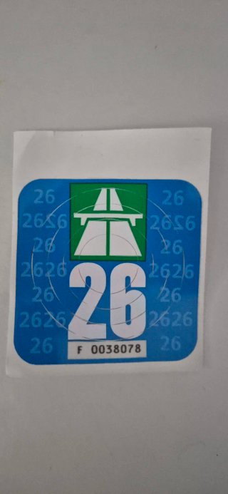 Pegatina Viñeta Suiza 2026 (autopistas)