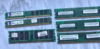 RAM DDR2 Kingston 1GB PC2-5300U 667MHz
