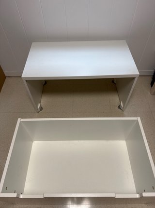 Baúl Almacenaje Blanco Ikea