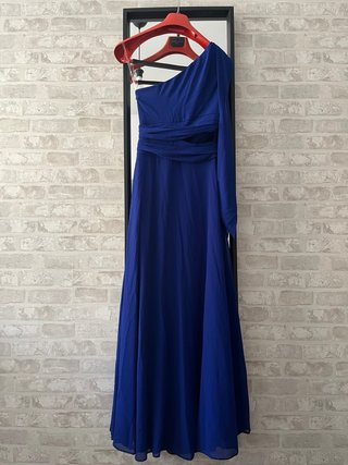Vestido fiesta azul eléctrico