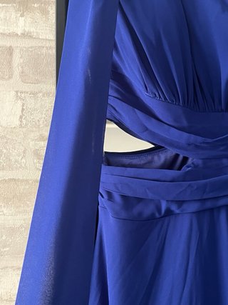 Vestido fiesta azul eléctrico