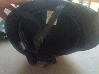 Casco de equitación negro
