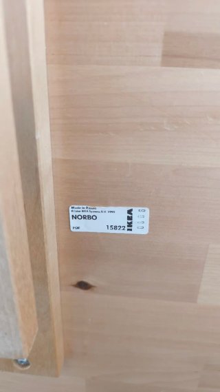 Mesa abatible Ikea Norbo madera