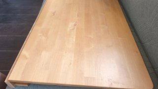 Mesa abatible Ikea Norbo madera