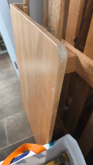 Mesa abatible Ikea Norbo madera