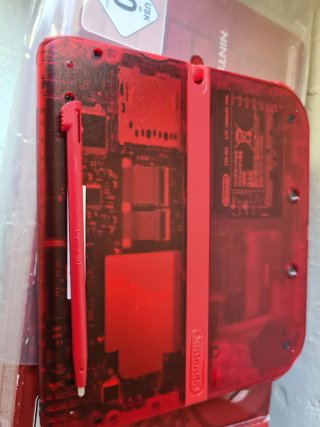 Nintendo 2DS Roja Transparente