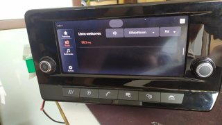 Radio Seat Leon Negra