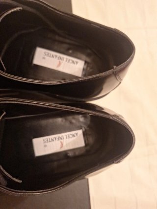 Zapatos Angel Infantes Talla 42 Negros