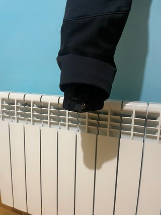 Pantalones de trekking gris oscuro